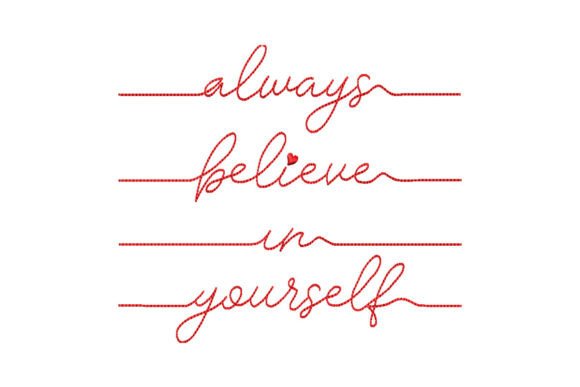 Always Believe in Yourself: A Holiday Embroidery Review
