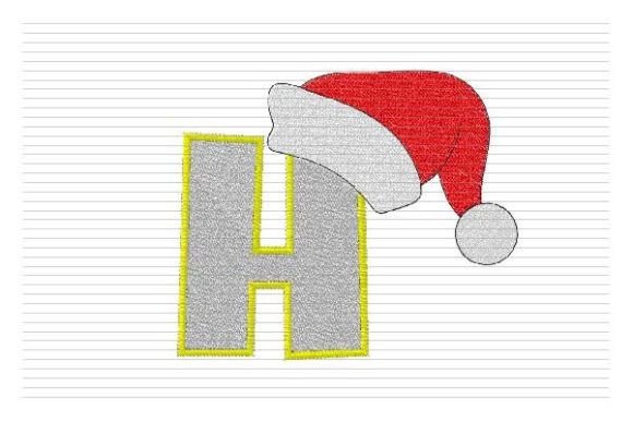 H Letter Christmas Alphabet Santa Hat Review