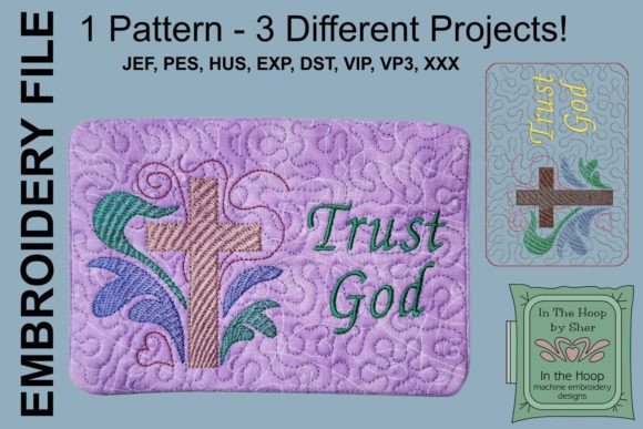 Reviewing the Trust God Mug Rug Design