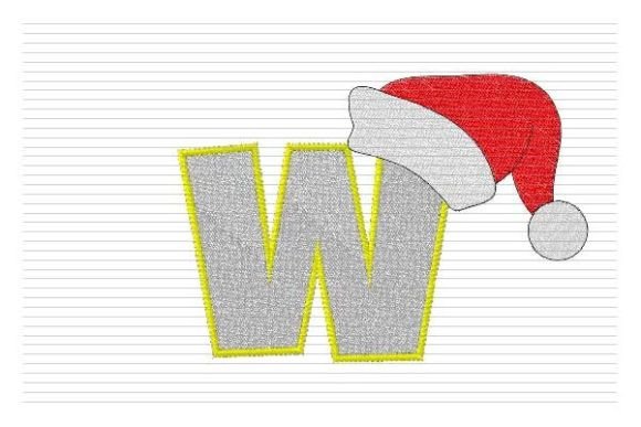 W Letter Christmas Alphabet Santa Hat: A Designer’s Review